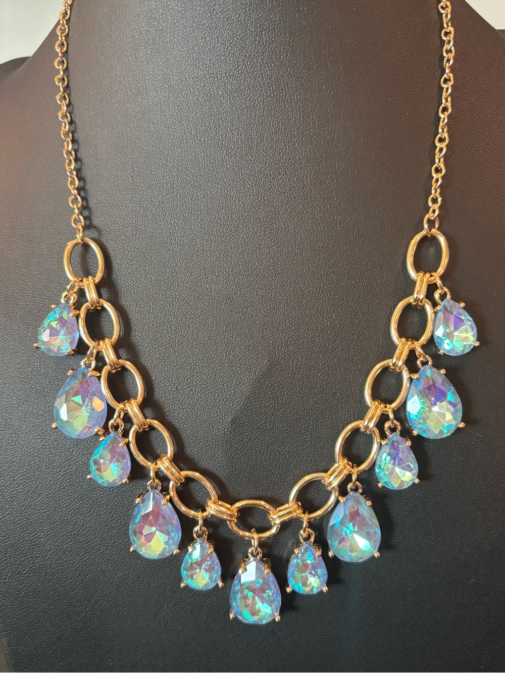 Fashion Statement Mermaid And Gold Tone Necklace NWT - Picture 4 of 4